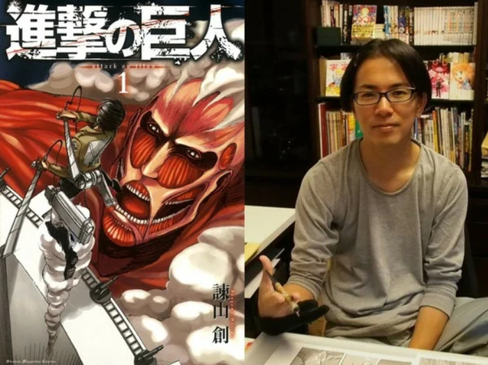 Isayama Hajime: author of Attack on Titan, a true triumph of fear - My, Anime, Attack of the Titans, Japan, Manga, Biography, Dystopia, Monster, Cartoons, GIF, Longpost