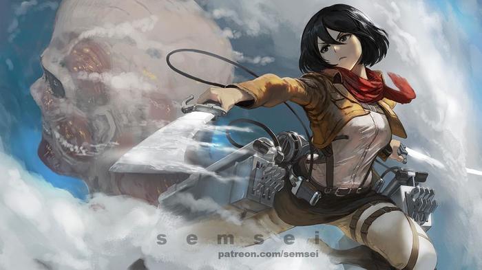 Mikasa Ackerman DeviantArt, , , Anime Art, Attack on Titan, Mikasa Ackerman, 