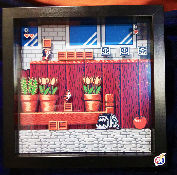 Shadowbox\  "Chip&Dale" (NES) Dendy, , Shadowbox, ,   