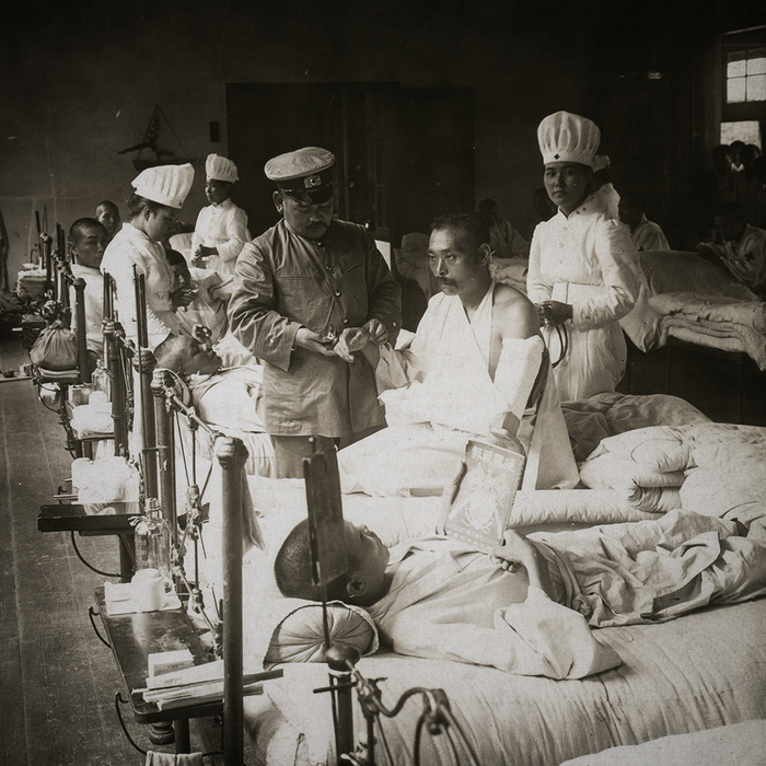 Японский военный госпиталь, 1905 год