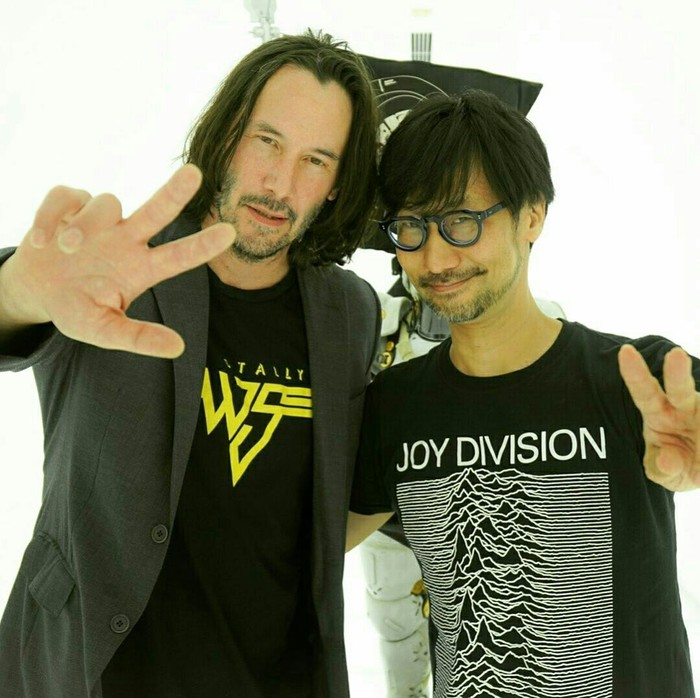 The best photo on the Internet - Hideo Kojima, Keanu Reeves, The photo, Genius