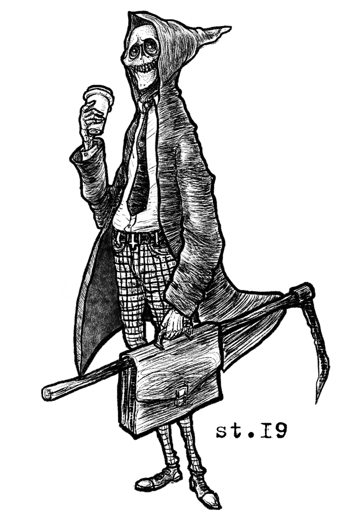 С началом рабочей недели Арт, Рисунок, Графика, Растровая графика, Иллюстрации