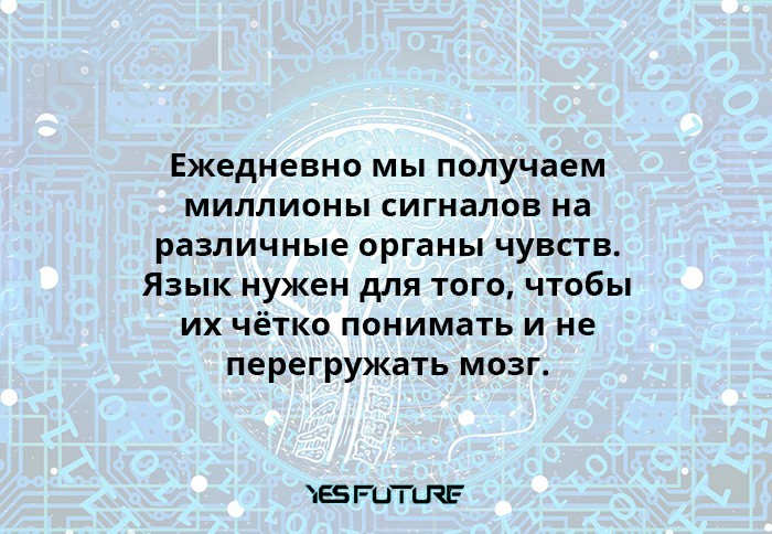 Неочевидные роли языка. Как он влияет на твою жизнь? - Моё, Yes Future, Язык, Человек, Сознание, Общество, Длиннопост