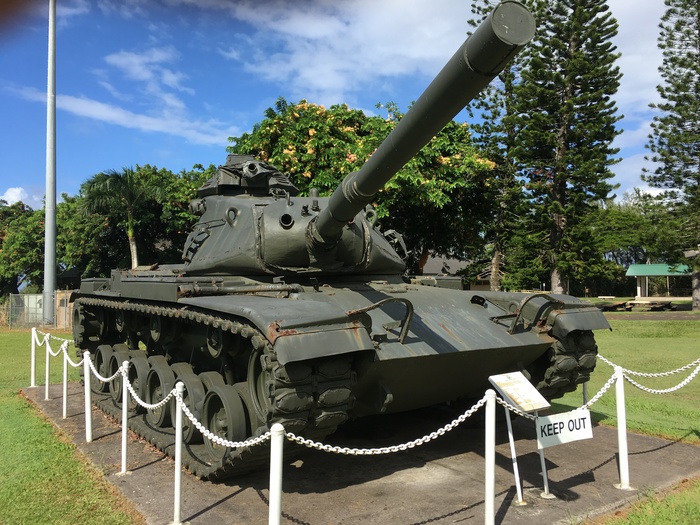 M60A1- Patton Tank, Kohala, Hawaii. - Моё, Танки, США, Гавайи, Отпуск, Достопримечательности, Длиннопост