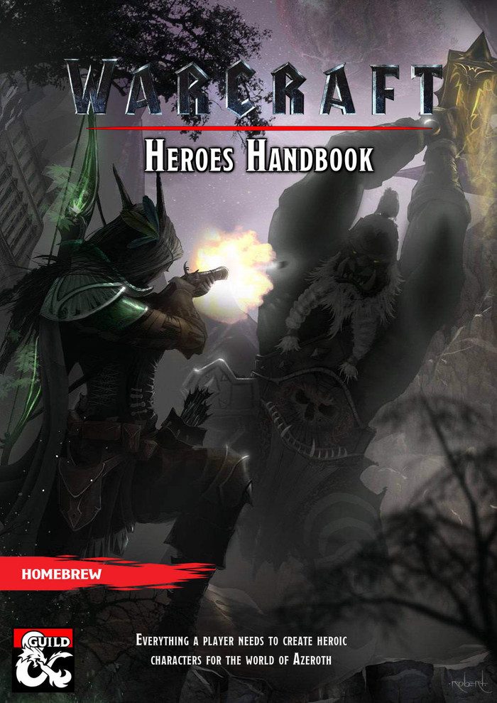 Warcraft Heroes Handbook WOW, World of Warcraft, Dungeons & Dragons,  ,   