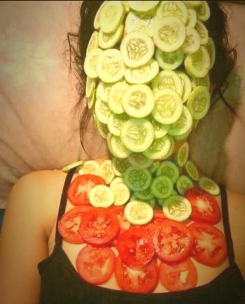 When you are afraid of getting old - Salad, , Mask, Mask