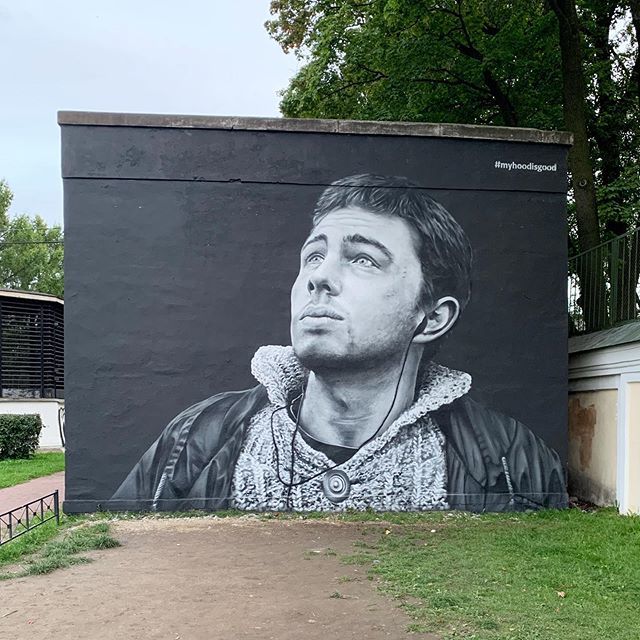 Brother ready - Sergey Bodrov, Danila Bagrov, Brother, Art, Graffiti, Hoodgraff