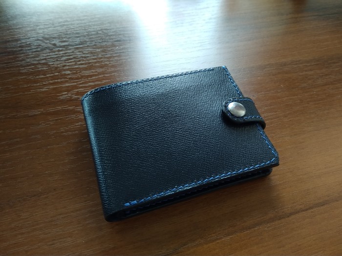 Leather wallet - My, Leather, Purse, Handmade, Beefold, Longpost