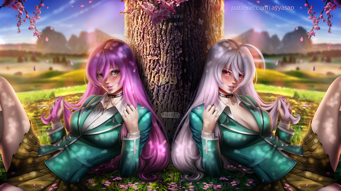 Moka Akashiya - AyyaSAP, Moka Akashiya, Rosario + Vampire, Art, Anime art