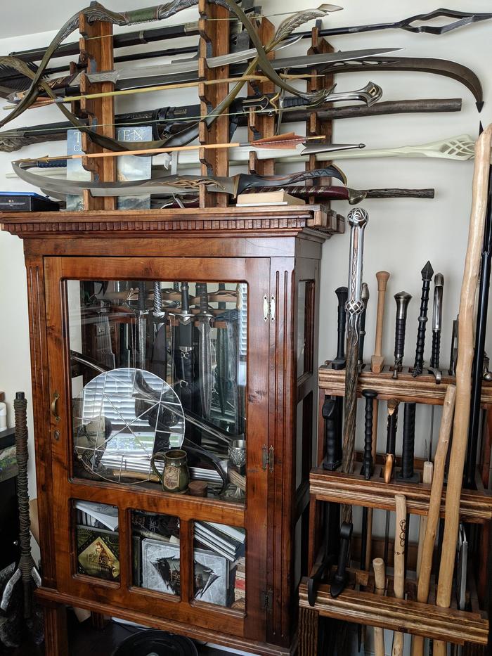 The modest dwelling of the Tolkienist - Weapon, Steel arms, Sword, Collection