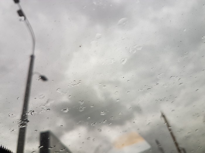 Первый снег в Москве осенью 2019