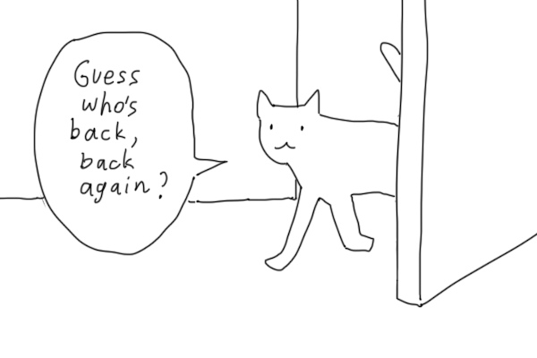 Hello/Goodbye. - Duran, Comics, Longpost, cat, Song