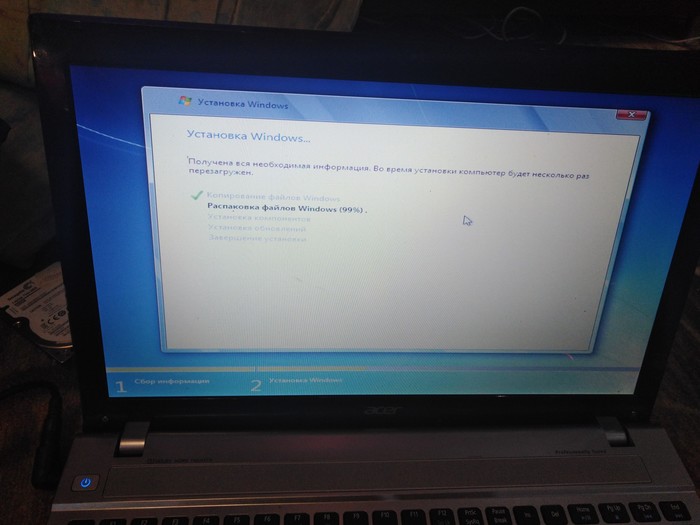 Well, I can install Windows - Acer, Notebook