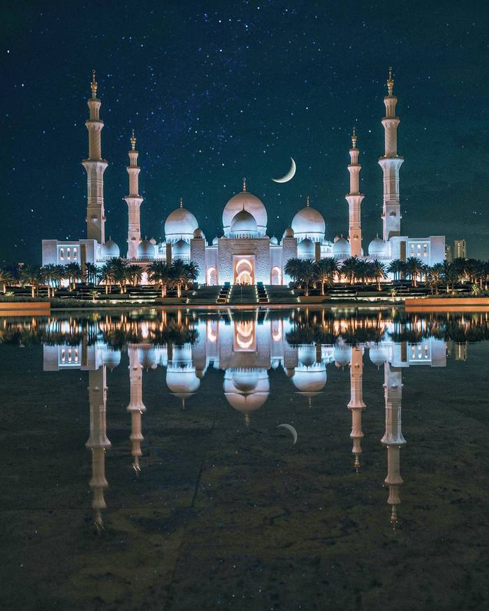 Like in a fairy tale: Sheikh Zayed Grand Mosque - Mosque, Story, The photo, beauty