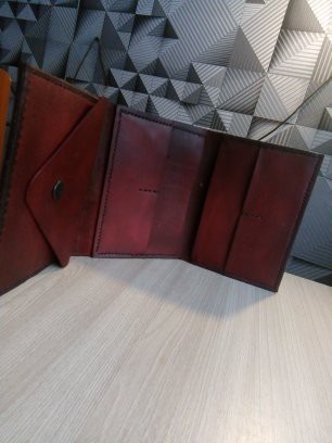 Organizer - My, Natural leather, Leather craft