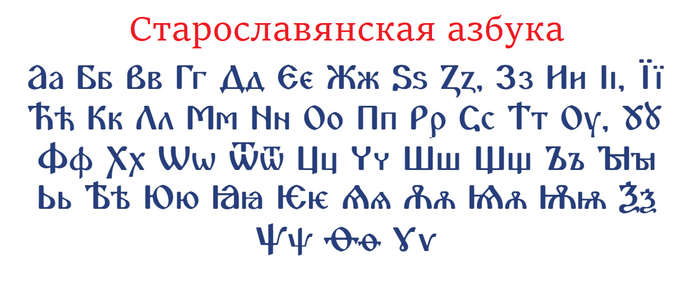 Написание старославянской азбуки и К вопросу о подлинности старославянского «Письма»⁠⁠