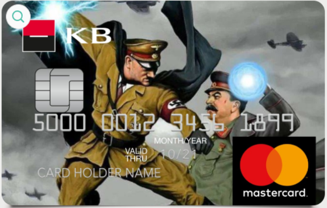 Looking for card design inspiration - My, Design, Bank card, Battle, Stalin