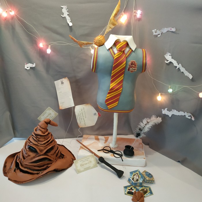 My competition entry - Cake, Fancy food, Harry Potter, Confectioner, Longpost