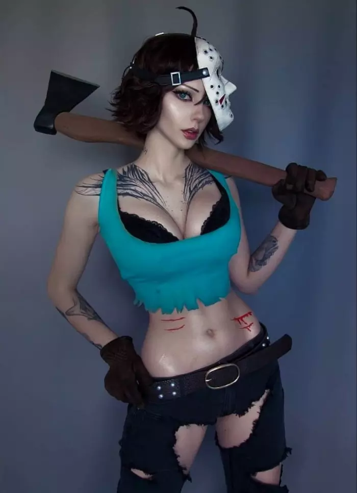 Соблазнительный косплей на Джейсона Вурхиза (Jason Voorhees) — какая девушка вам больше по душе? Косплей, Девушки, Джейсон Вурхис, Длиннопост