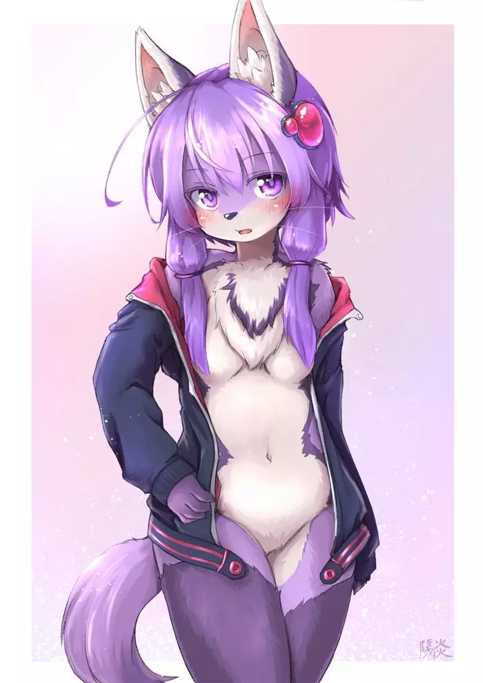 Yuzuki Yukari - Shiitakemeshi, Furry, Furry art, Art, Yuzuki Yukari, Vocaloid, Furry edge