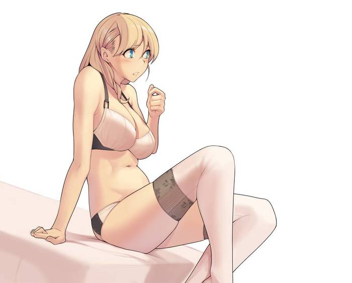 Girl - NSFW, Deviantart, Art, Drawing, Anime art, Underwear