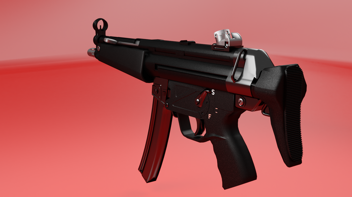  MP5 3D, 3D , -, Hk mp5, 