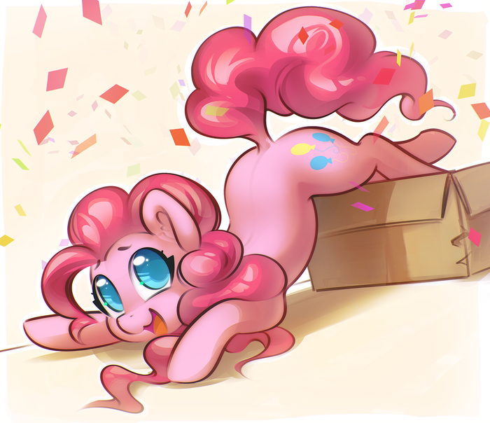   . , . My Little Pony, Ponyart, Pinkie Pie, Mirroredsea, Dimfann