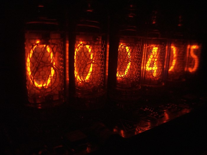 Обновлённые часы Nixie clock на 6 лампах ИН-14 - Моё, Радиолюбители, Diy Or Die, Своими руками, Nixie clock, Электроника, Ламповые часы, Длиннопост