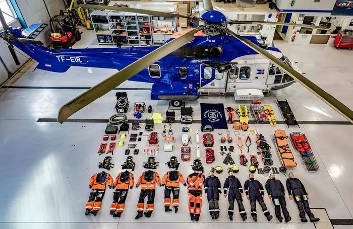 Icelandic Coast Guard - Tetrischallenge, Iceland, Coastguard, Helicopter
