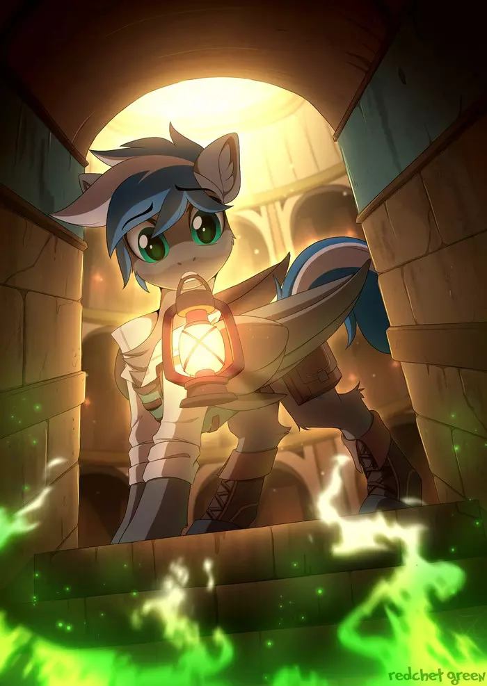 Curse of the Ancient Tomb - My little pony, Original character, Redchetgreen