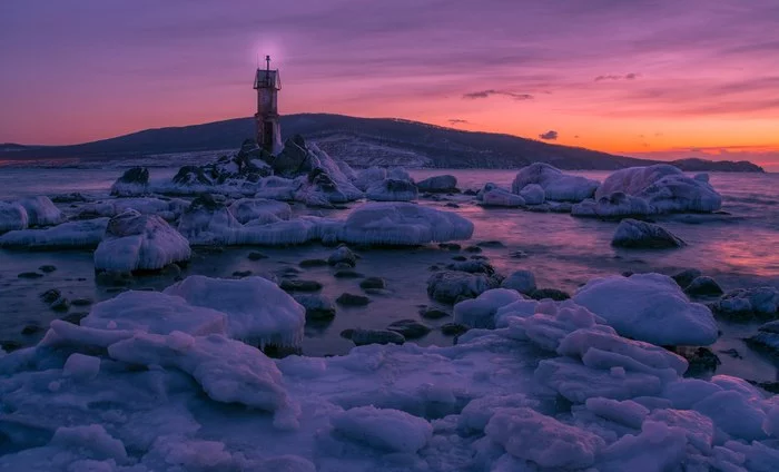 Light of Wrangel Bay - My, Lighthouse, Sea, Find, Wrangell, Primorsky Krai, Дальний Восток, Beginning photographer, The photo