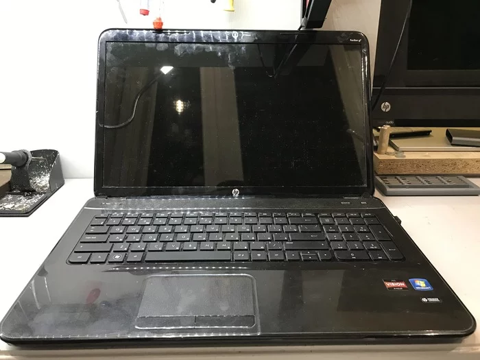 Is cleanliness the key to health? Hewlett packard pavilion g7-2050er repair. - My, Repair, Laptop Repair, Cleaning, Service, Hewlett Packard, Longpost