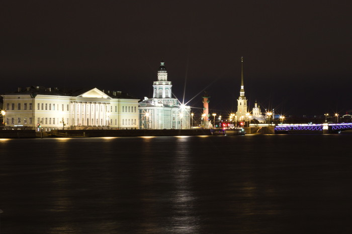 Evening walk along the Promenade des Anglais - My, Evening, Saint Petersburg, Peter I, Bronze Horseman, Kunstkamera, Peter and Paul Cathedral, Blagoveshchensky Bridge, Sphinx, Longpost