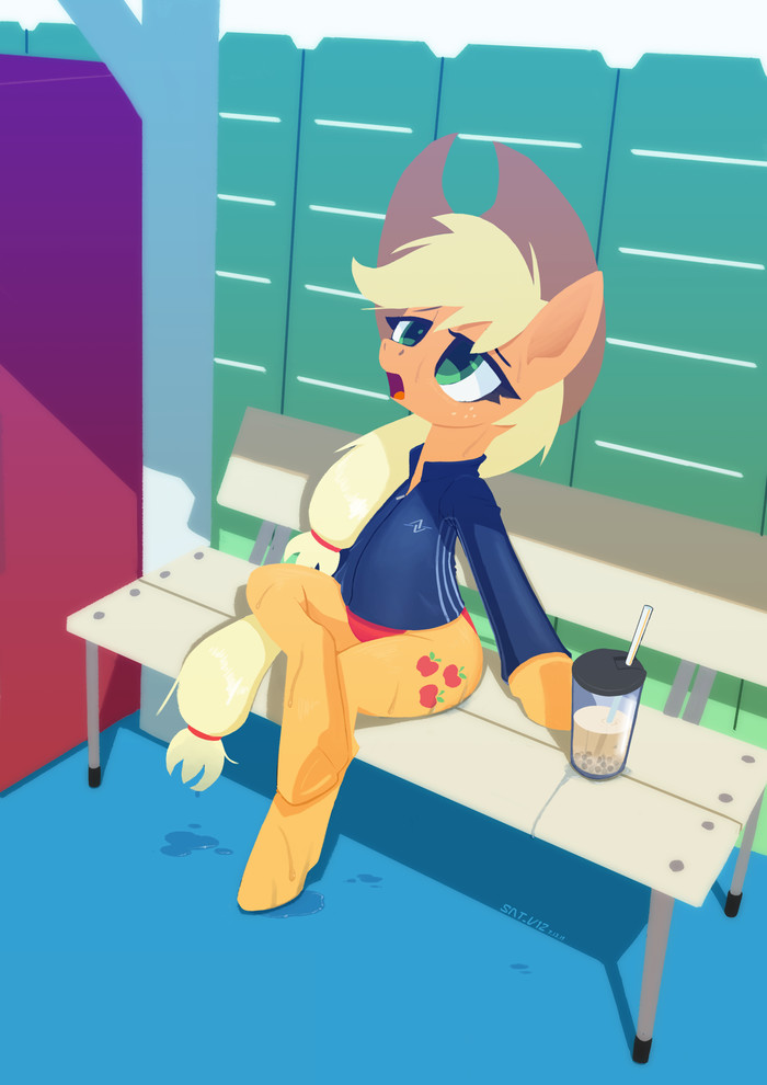 Apple Swim My Little Pony, Applejack, Satv12