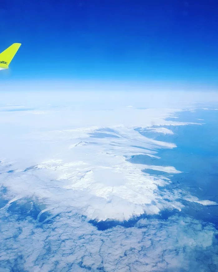 Iceland - My, Iceland, View from the plane