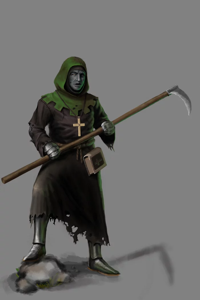 Monk of a relatively healthy person and a monk of a smoker - My, Art, Photoshop, Longpost