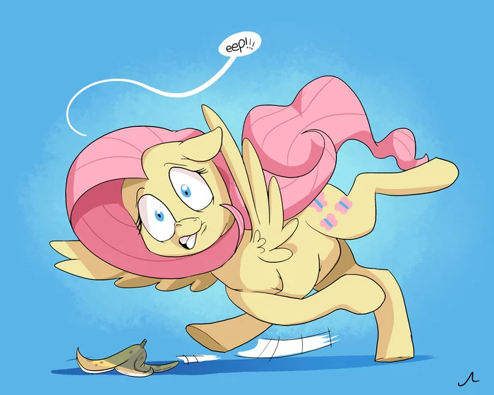 Slipped - My little pony, Fluttershy, Docwario