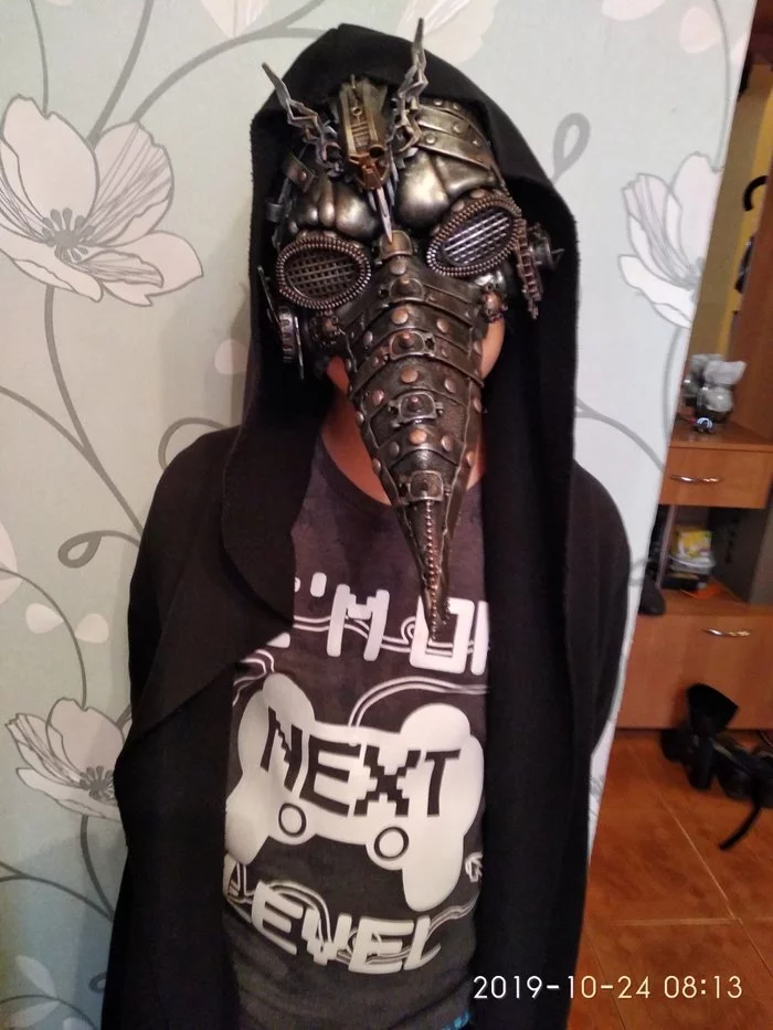 Halloween mask - My, Halloween costume, Cosplay, Steampunk