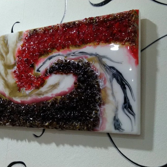Not only trousers, but also jackets. - My, Epoxy resin, Longpost, Handmade, Decoration