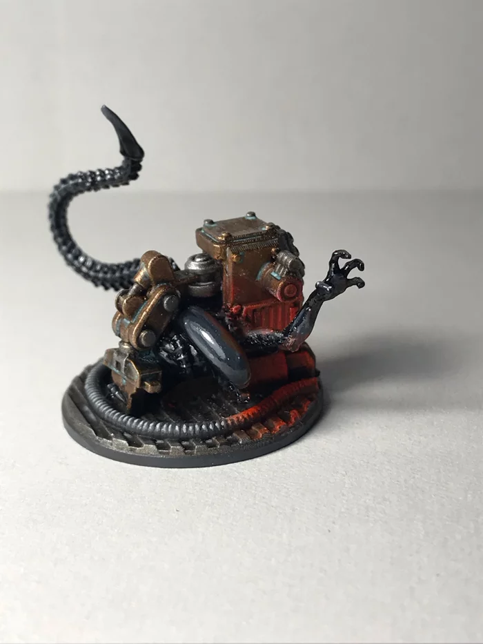 Amateur painting of miniatures. Alien vs Predator: The Hunt Begins. Stranger - My, Stranger, Painting miniatures, Miniature, Alien vs. Predator, Board games, Longpost