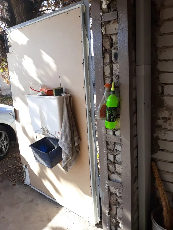 Warming up before winter - My, Longpost, Homemade, Warming, Garage