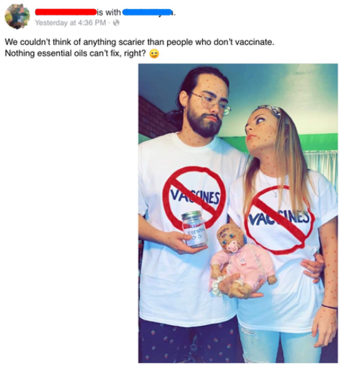 Halloween costume - Anti-vaccines, Halloween, Costume, Reddit, Vaccination, Humor