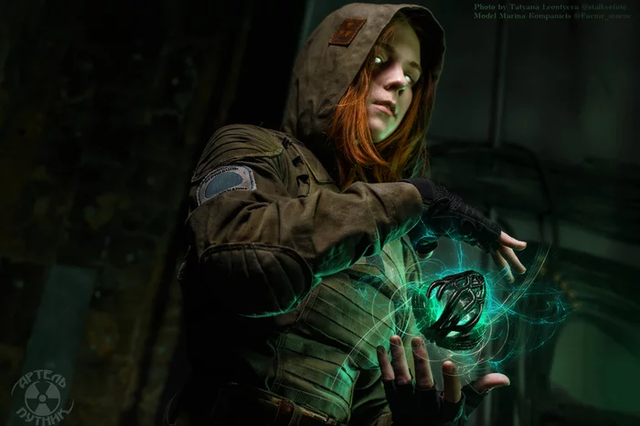 Artifact Medusa from STALKER - My, Stalker, Cosplay, With your own hands, Photoshop, Magic, Girls