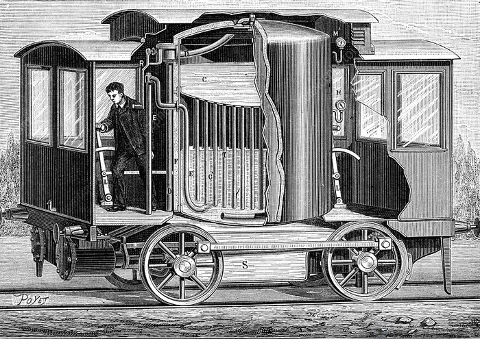 History of locomotives with an engine that ran on caustic soda - Railway, Informative, Technologies, Interesting, Locomotives, Story, Facts, Inventions, Longpost