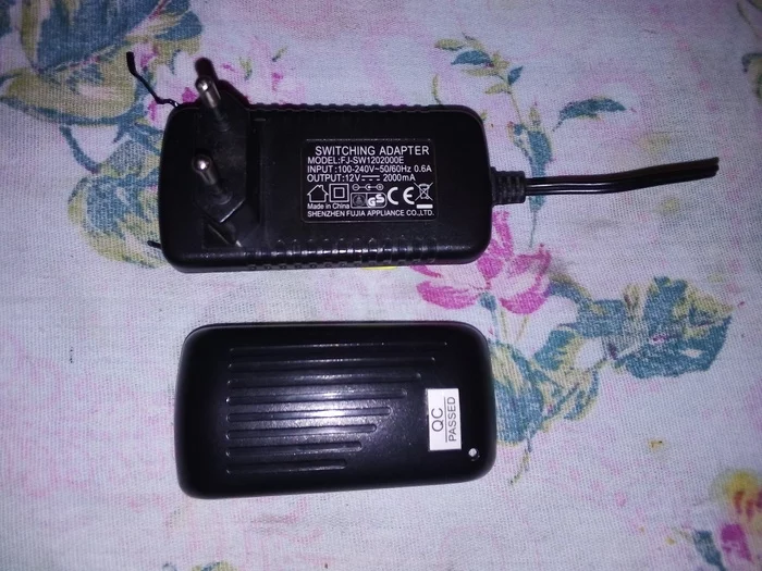 Adapter 12V\2A - My, Repair of equipment, Video, Video recorder, Longpost