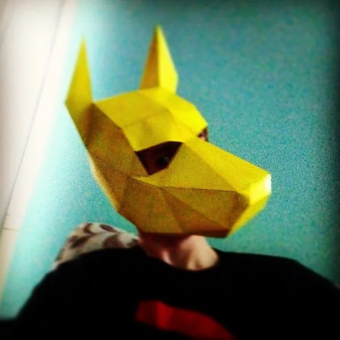 Halloween mask - My, Pepakura, Paper, Papercraft