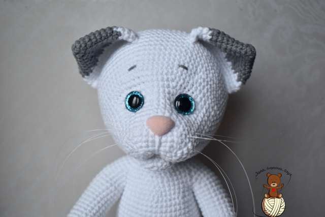 Cat .) - My, cat, Handmade, Knitted toys, Crochet, Needlework without process