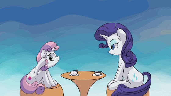   ,  ? My Little Pony, Ponyart, Rarity, Sweetie Belle, Hananpacha, 