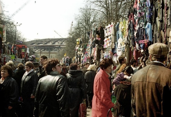 Clothing markets of the 90s - Story, The photo, Longpost, Old photo