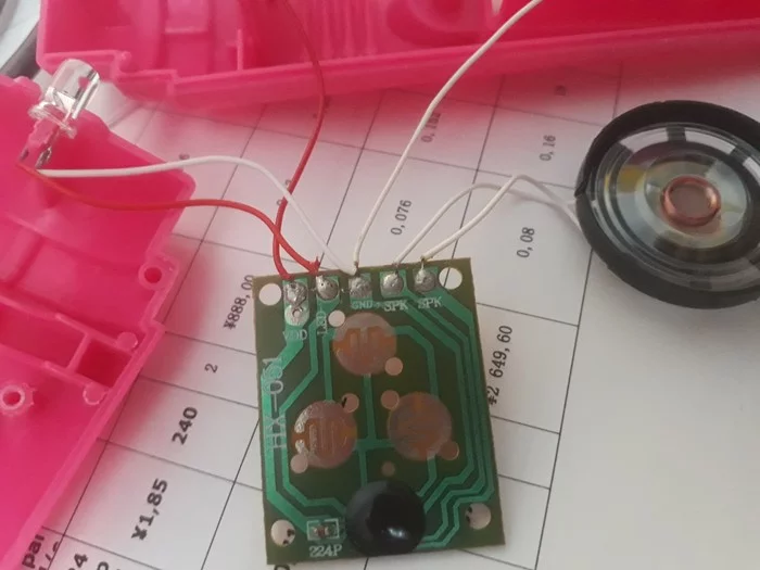 An amateur repairs a children's toy - Scheme, Diodes, Need help with repair
